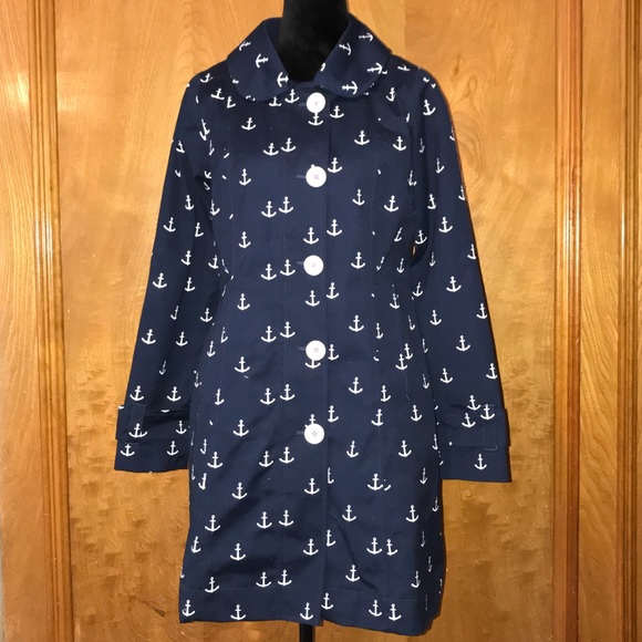 Hatley Nautical Anchors coat - Picture 2 of 15